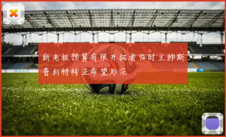 新老板预算有限开拓者临时主帅斯普利特转正希望渺茫